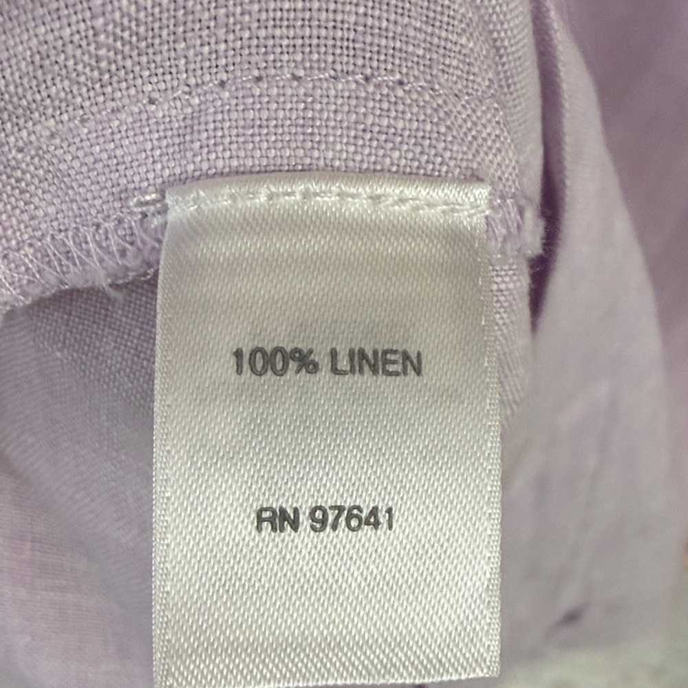 J. Jill Sleeveless Linen Dress in Lavender Size XL. NWT - Picture 4 of 6